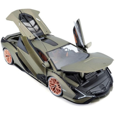 Bburago Lamborghini Sián FKP 37 1:18 zelená metalíza