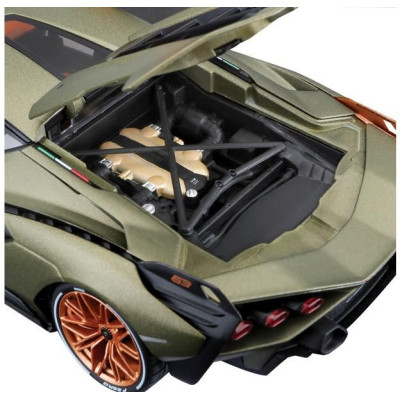 Bburago Lamborghini Sián FKP 37 1:18 zelená metalíza