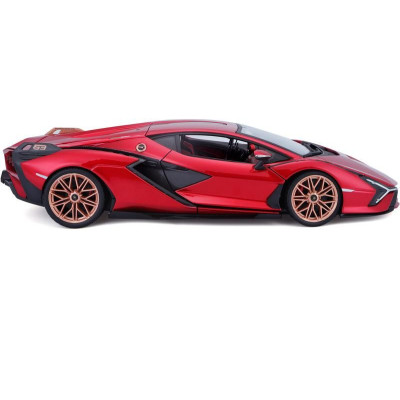 Bburago Lamborghini Sián FKP 37 1:18 červená