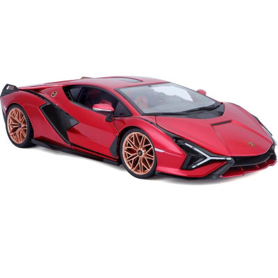 Bburago Lamborghini Sián FKP 37 1:18 červená