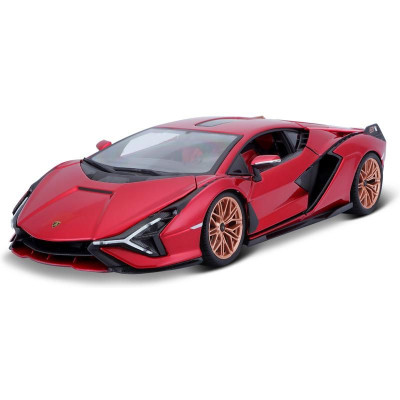 Bburago Lamborghini Sián FKP 37 1:18 červená