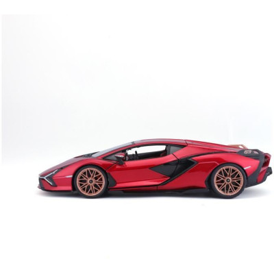 Bburago Lamborghini Sián FKP 37 1:18 červená