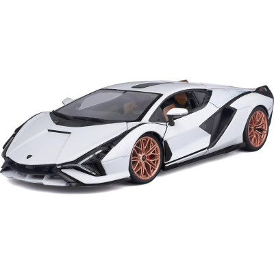 Bburago Lamborghini Sián FKP 37 1:18 bílá