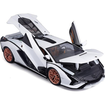 Bburago Lamborghini Sián FKP 37 1:18 bílá
