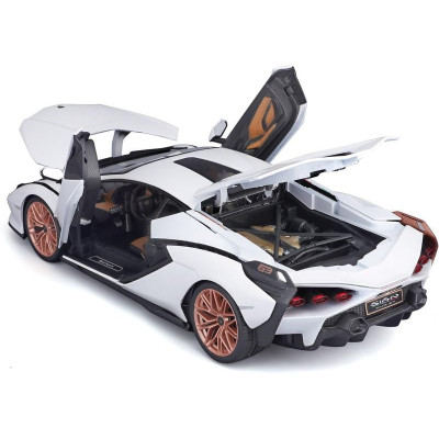 Bburago Lamborghini Sián FKP 37 1:18 bílá