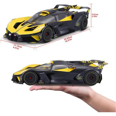 Bburago Bugatti Bolide 1:18 žlutá