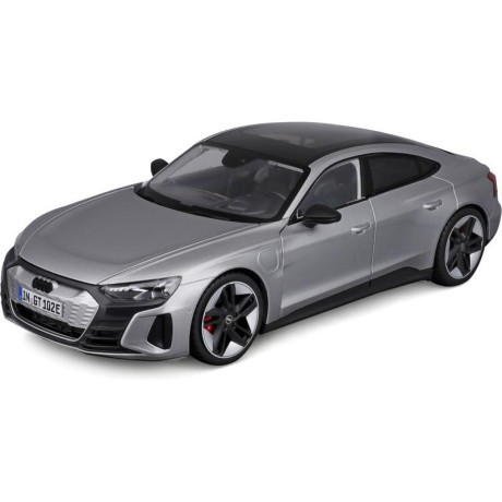 Bburago Audi RS E-tron GT 1:18 stříbrná