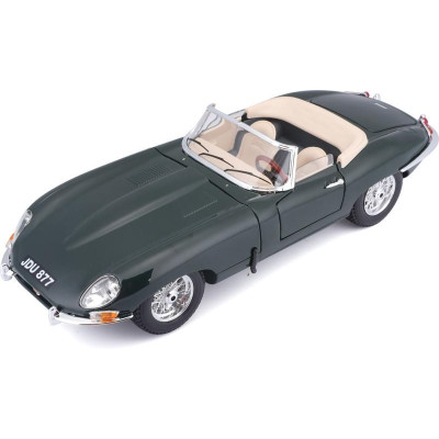 Bburago Jaguar E-type Cabriolet 1:18 zelená