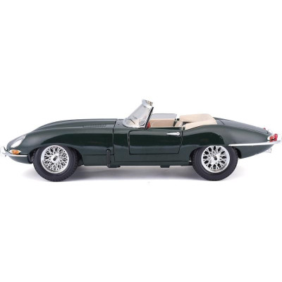 Bburago Jaguar E-type Cabriolet 1:18 zelená