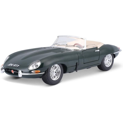 Bburago Jaguar E-type Cabriolet 1:18 zelená