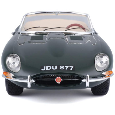 Bburago Jaguar E-type Cabriolet 1:18 zelená