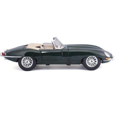 Bburago Jaguar E-type Cabriolet 1:18 zelená