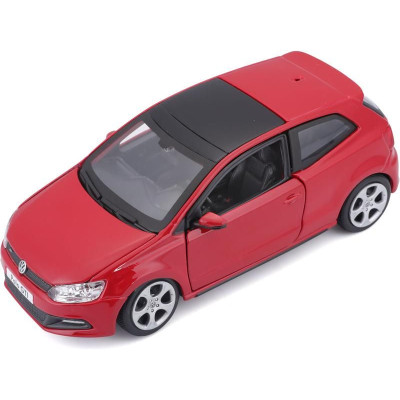 Bburago Plus VW Polo GTI Mark 5 1:24 červená