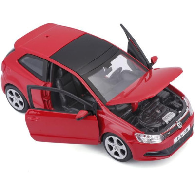Bburago Plus VW Polo GTI Mark 5 1:24 červená