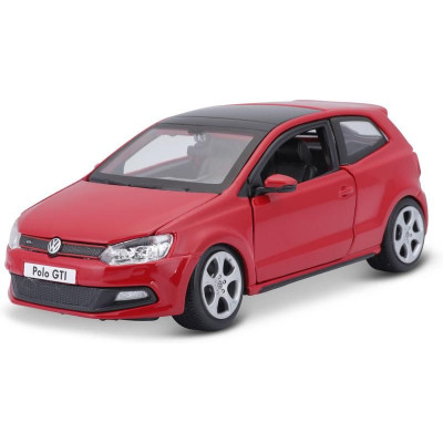Bburago Plus VW Polo GTI Mark 5 1:24 červená