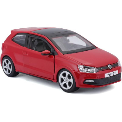 Bburago Plus VW Polo GTI Mark 5 1:24 červená