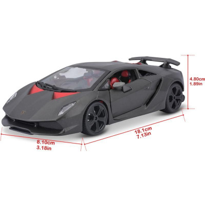 Bburago Plus Lamborghini Sesto Elemento 1:24 černá