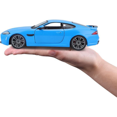 Bburago Plus Jaguar XKR-S 1:24 modrá