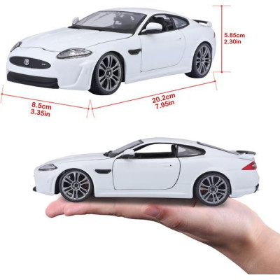 Bburago Plus Jaguar XKR-S 1:24 bílá
