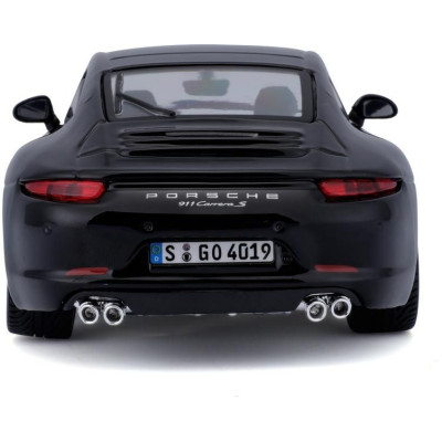 Bburago Plus Porsche 911 Carrera S 1:24 černá