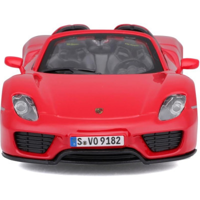 Bburago Plus Porsche 918 Spyder 1:24 červená