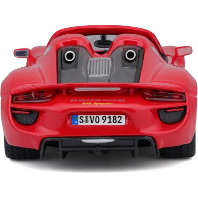 Bburago Plus Porsche 918 Spyder 1:24 červená