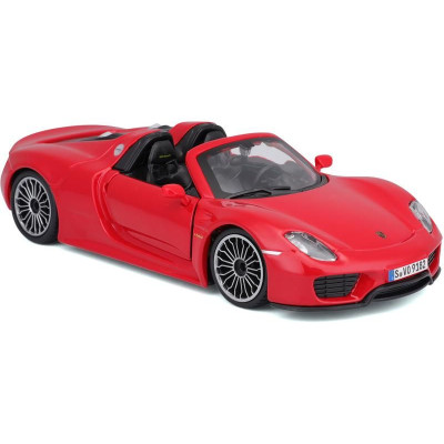 Bburago Plus Porsche 918 Spyder 1:24 červená