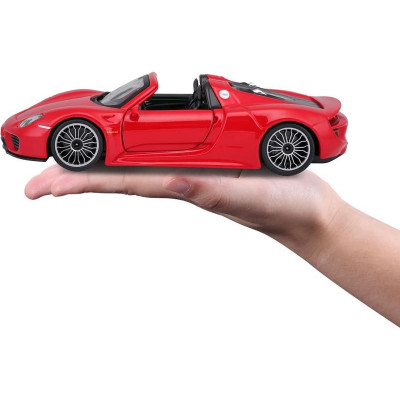 Bburago Plus Porsche 918 Spyder 1:24 červená