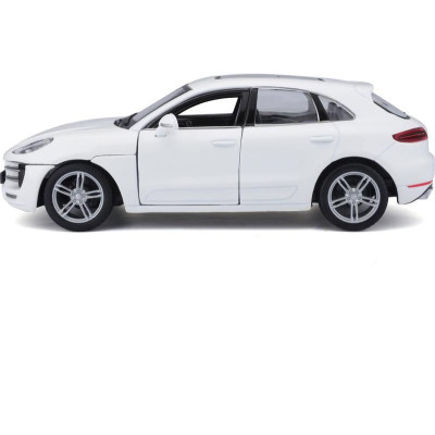 Bburago Plus Porsche Macan 1:24 bílá metalíza
