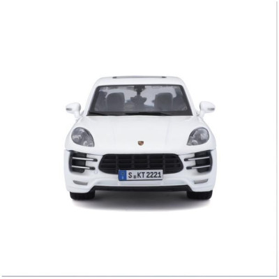 Bburago Plus Porsche Macan 1:24 bílá metalíza