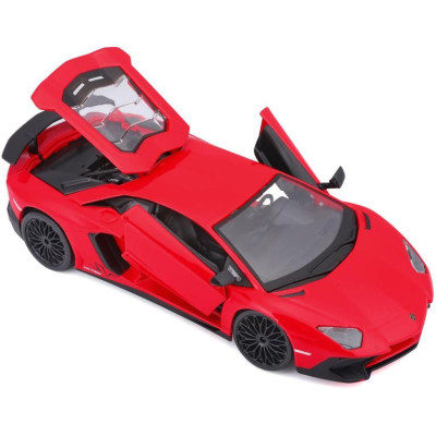 Bburago Lamborghini Aventador LP 750-4 SV 1:24 červená