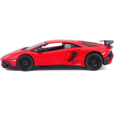 Bburago Lamborghini Aventador LP 750-4 SV 1:24 červená