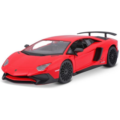 Bburago Lamborghini Aventador LP 750-4 SV 1:24 červená