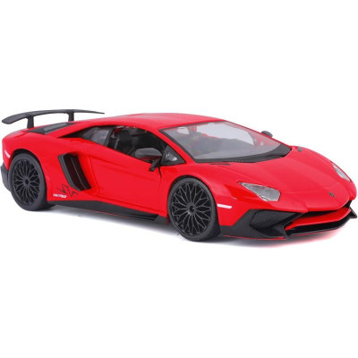 Bburago Lamborghini Aventador LP 750-4 SV 1:24 červená