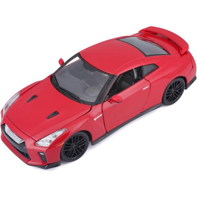 Bburago Plus Nissan GT-R 1:24 červená