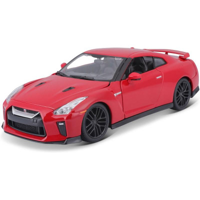 Bburago Plus Nissan GT-R 1:24 červená