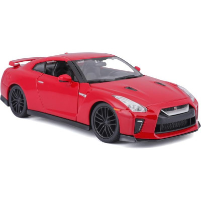 Bburago Plus Nissan GT-R 1:24 červená
