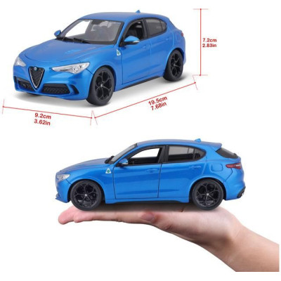 Bburago Alfa Romeo Stelvio 1:24 modrá