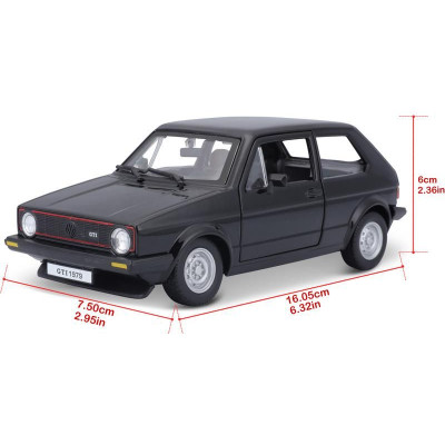 Bburago Volkswagen Golf MK1 GTI 1:24 černá
