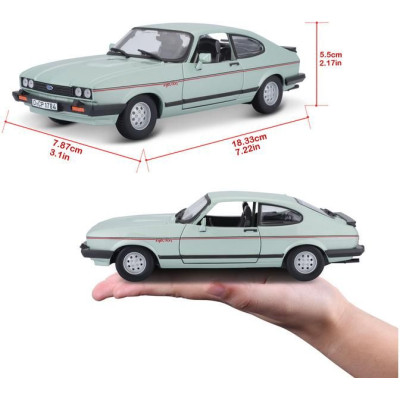 Bburago Plus Ford Capri 1982 1:24 světle zelená