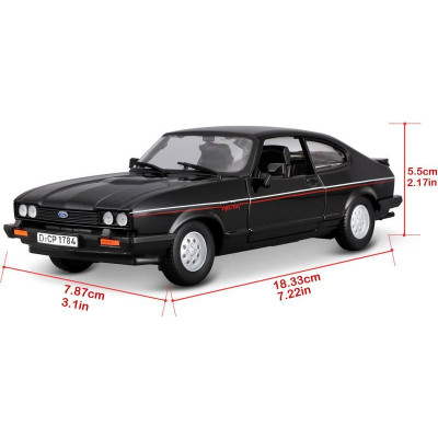 Bburago Plus Ford Capri 1982 1:24 černá