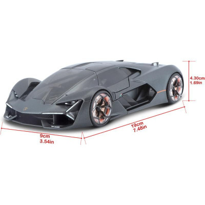 Bburago Plus Lamborghini Terzo Millennio 1:24 šedá
