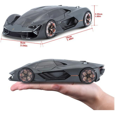 Bburago Plus Lamborghini Terzo Millennio 1:24 šedá