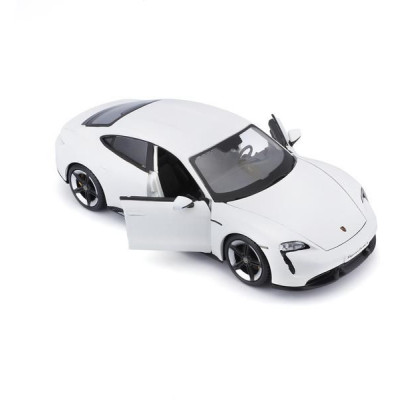 Bburago Porsche Taycan Turbo S 2019 Carrara 1:24 bílá
