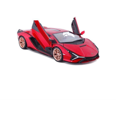 Bburago Lamborghini Sian FKP37 1:24 červená