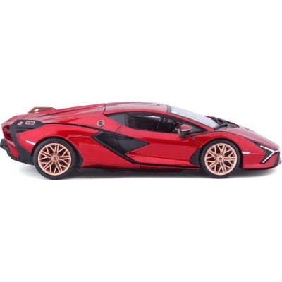 Bburago Lamborghini Sian FKP37 1:24 červená