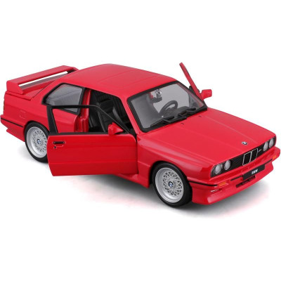 Bburago BMW 3 Series M3 1988 1:24 červená