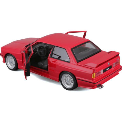 Bburago BMW 3 Series M3 1988 1:24 červená