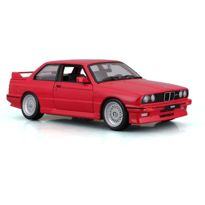 Bburago BMW 3 Series M3 1988 1:24 červená