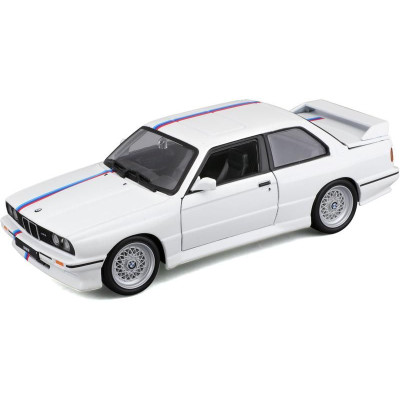 Bburago BMW 3 Series M3 1988 1:24 bílá